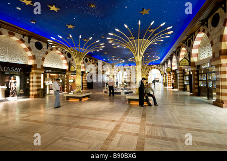 Centro commerciale interno, dubai, Emirati arabi uniti Foto Stock