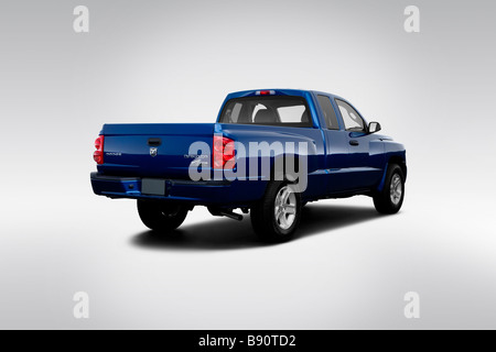 2009 Dodge Dakota Big Horn in blu - angolo posteriore vista Foto Stock