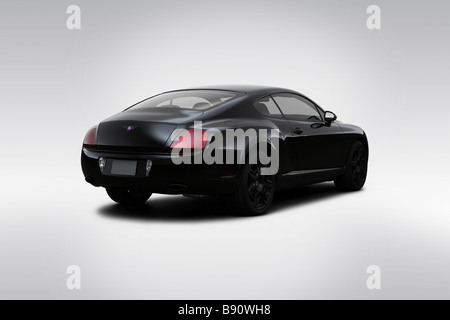 2009 Bentley Continental GT in nero - angolo posteriore vista Foto Stock