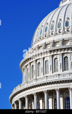 United States Capitol Building Washington DC con un sacco di spazio di copia Foto Stock