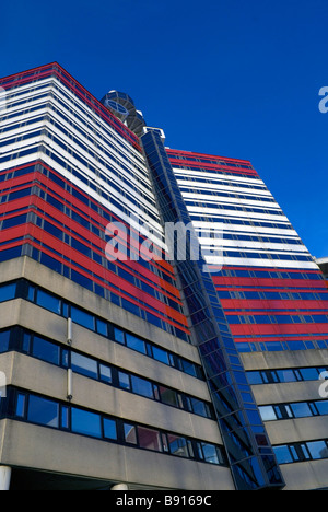 Torre Utkiken, il rossetto Tower, nel porto di Göteborg o lilla Bommen Svezia Foto Stock