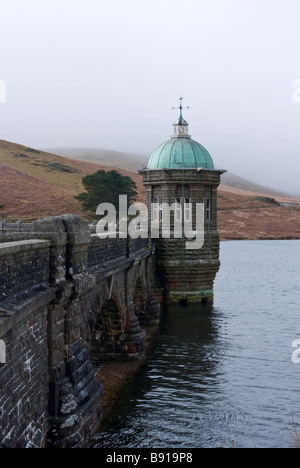 'Craig goch dam' in 'elan valley " Foto Stock