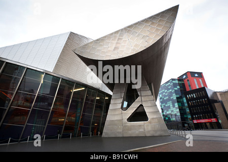 Una vista del complesso di Lowry in Salford Quay Manchester Inghilterra England Regno Unito Foto Stock