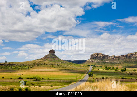 Vicino a Clarens, Libero Stato arancione, Sud Africa Foto Stock