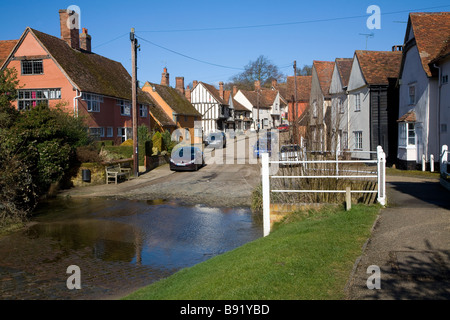 Villaggio Kersey Suffolk in Inghilterra Foto Stock
