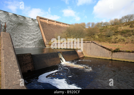 Avon Dam in primavera, Dartmoor Devon, Inghilterra, Regno Unito Foto Stock