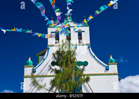 San Juan Chamula San Cristobel Chiesa Foto Stock