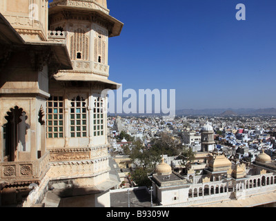 India Rajasthan Udaipur City Palace Foto Stock
