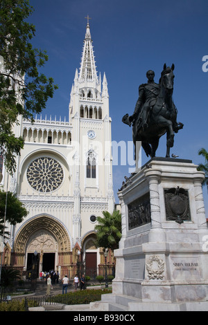 Cattedrale, Parque Bolivar, Guayaquil, Ecuador Foto Stock