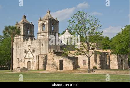 Texas San Antoino Missions National Historical Park missione Concepcion completato 1755 Foto Stock