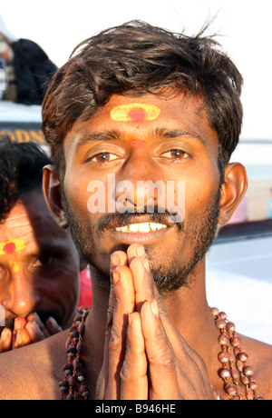 Santo pellegrino a Gokarna India 2009 Foto Stock