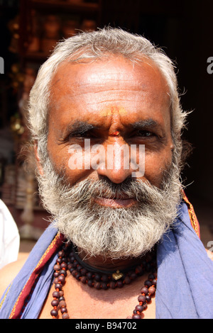 Santo pellegrino a Gokarna India 2009 Foto Stock