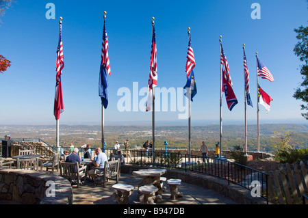 Sette membri Plaza in Rock City Gardens a Lookout Mountain nei pressi di Chattanooga nel Tennessee Foto Stock