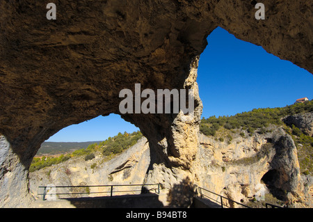 Ventana del Diablo Devil s finestra Villalba de la Sierra Provincia Cuenca Castilla La Mancha Spagna Foto Stock