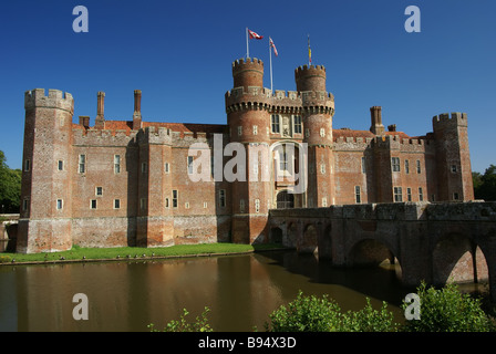 Il Castello di Herstmonceux Foto Stock