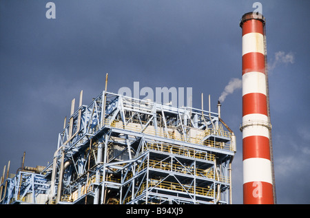 Produzione di energia,l'energia produzione, centrali a carbone vegetale, Foto Stock