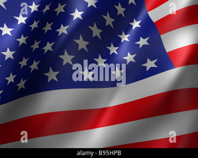 Noi della bandierina Foto Stock