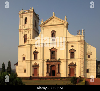 India Goa vecchia Goa Se Cathedral Foto Stock