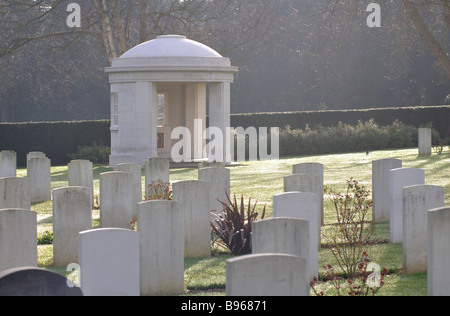 War Graves, Botley cimitero, Oxford, Oxfordshire, England, Regno Unito Foto Stock