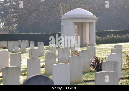 War Graves, Botley cimitero, Oxford, Oxfordshire, England, Regno Unito Foto Stock