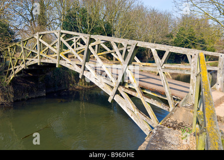 Il ponte di matematica a Iffley Lock, Oxford, Inghilterra Foto Stock