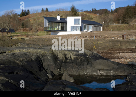 "Tigh na Dobhran', Arduaine, nr Oban. Foto Stock