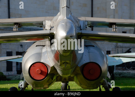 Aeroplano PZL M96 Iryda, Esercito Polacco Museum, Varsavia, Polonia Foto Stock