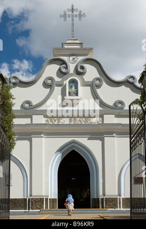 Villaggio Chiesa Concepcion de Ataco El Salvador Foto Stock