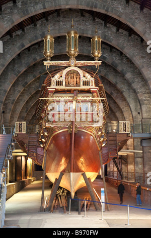 Reials, Museu Maritim, Drassanes, Barcellona Spagna Foto Stock