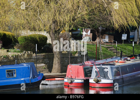 Il fiume Avon bidford on Avon warwickshire Midlands England Regno Unito Foto Stock