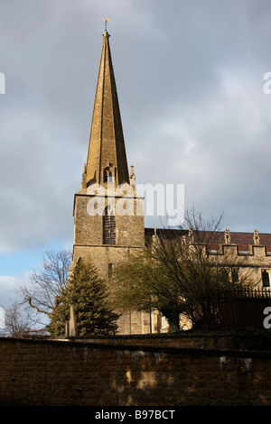 Mickleton chiesa vicino a chipping camden cotswolds Foto Stock