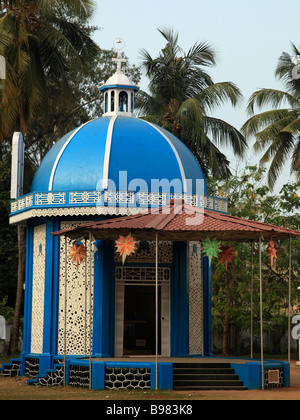 India Kerala Kochi Fort Cochin cappella cristiana Foto Stock