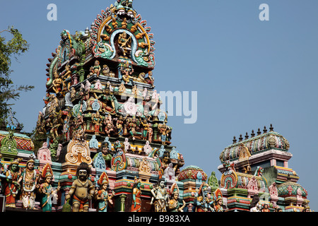 India Kerala Alappuzha Alleppey Kidangamparamba Devi tempio indù Foto Stock