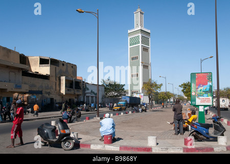 West Africa Senegal Dakar Grande moschea Foto Stock