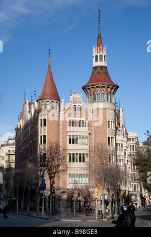 Casa Terrades da Puig i Cadafalch, 1905, Modernisme Architettura di Barcellona Spagna Foto Stock