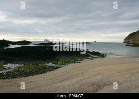 San Cristobal Island e Kicker Rock, Isole Galapagos, Ecuador, Sud America Foto Stock