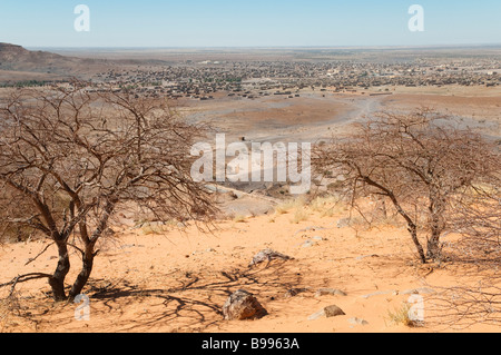 Africa occidentale Mauritania Route de l espoir Nema fine della strada Foto Stock