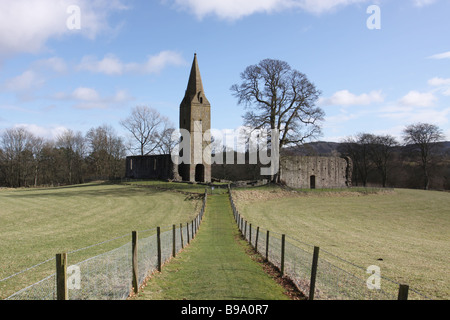 Abbazia Restenneth vicino a Forfar Angus Scozia Marzo 2009 Foto Stock