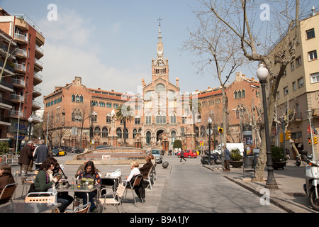 Hospital de la Santa Creu i de Sant Pau, Barcellona Foto Stock