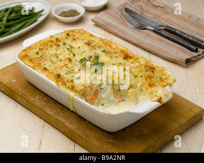 torta di pesce Foto Stock