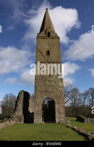 Abbazia Restenneth, vicino a Forfar, Angus, Scozia Marzo 2009 Foto Stock