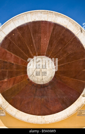 Narivalaya esporre a Jantar Mantar Observatory, Jaipur, Rajasthan, India Foto Stock