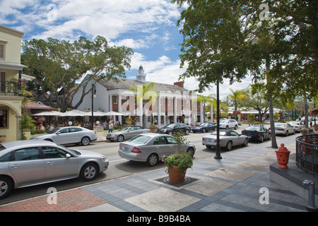 Terza Strada Sud shopping area ristorante di Napoli Florida Foto Stock