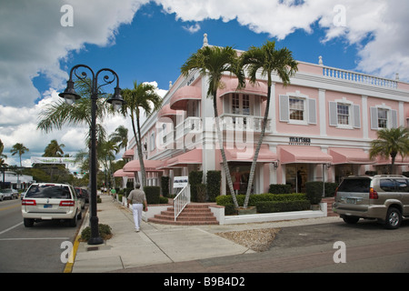 Terza Strada Sud shopping area ristorante di Napoli Florida Foto Stock