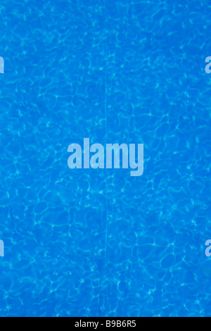 Blu acqua in piscina - Telaio completo Foto Stock