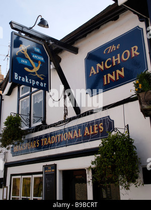 L'Anchor Inn Pub a Henley Oxfordshire Foto Stock