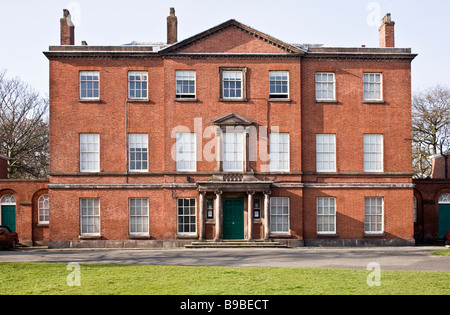 Platt Hall, Galleria del Costume, Platt Fields, Manchester, Regno Unito. Foto Stock