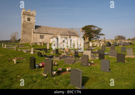 St Mary's Hill Chiesa Parrocchiale nei pressi di Bridgend, nel Galles del Sud Foto Stock