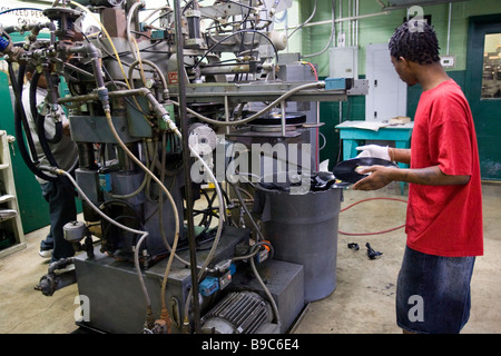 Record di vinile manufacturing Regno registrare premendo, Inc. Il Nashville Tennessee USA Foto Stock