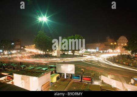 Angolo di alta vista di una città, Jaipur, Rajasthan, India Foto Stock